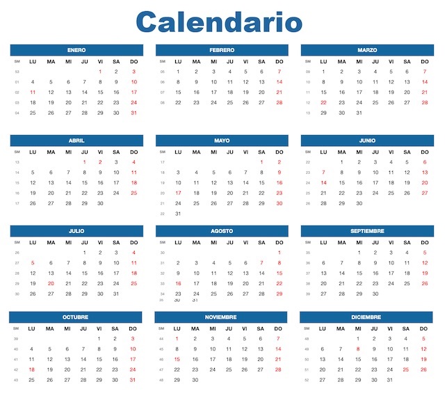 Calendario De 
